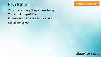 Madeline Fazio - Frustration
