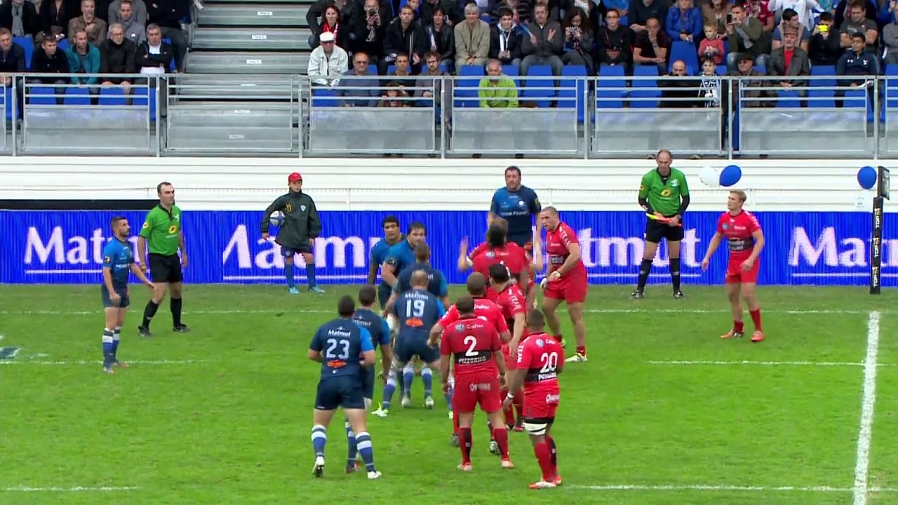 TOP14 - Castres-Toulon: Essai 2 David Smith (CAS) - J11 - Saison 2014/2015