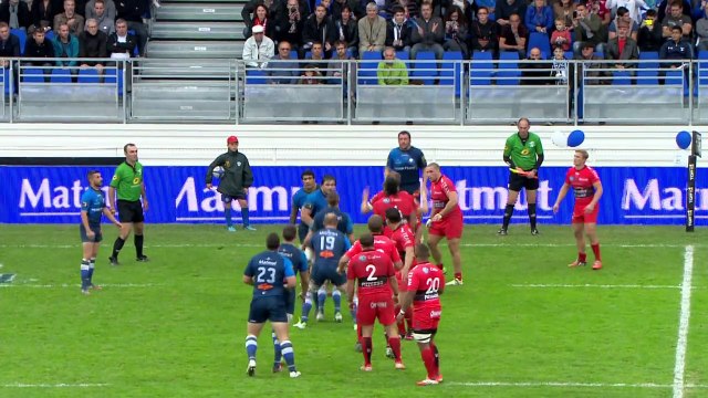 TOP14 - Castres-Toulon: Essai 2 David Smith (CAS) - J11 - Saison 2014/2015