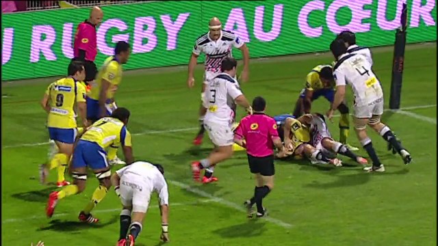 TOP14 - Clermont-Stade Français: Essai 1 Fritz Lee (CLE) - J11 - Saison 2014/2015