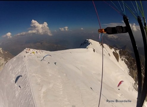 Mont-Blanc en parapente 19 août 2012 - Le tour du massif