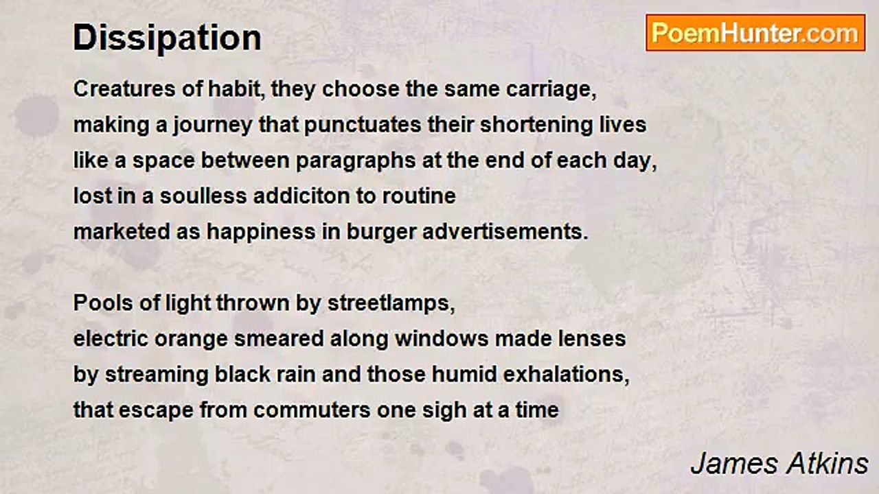 James Atkins - Dissipation