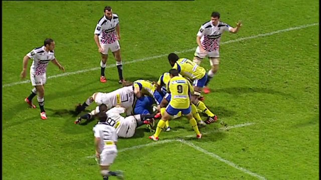 TOP14 - Clermont-Stade Français: Essai 1 Naipolioni Nalaga (CLE) - J11 - Saison 2014/2015