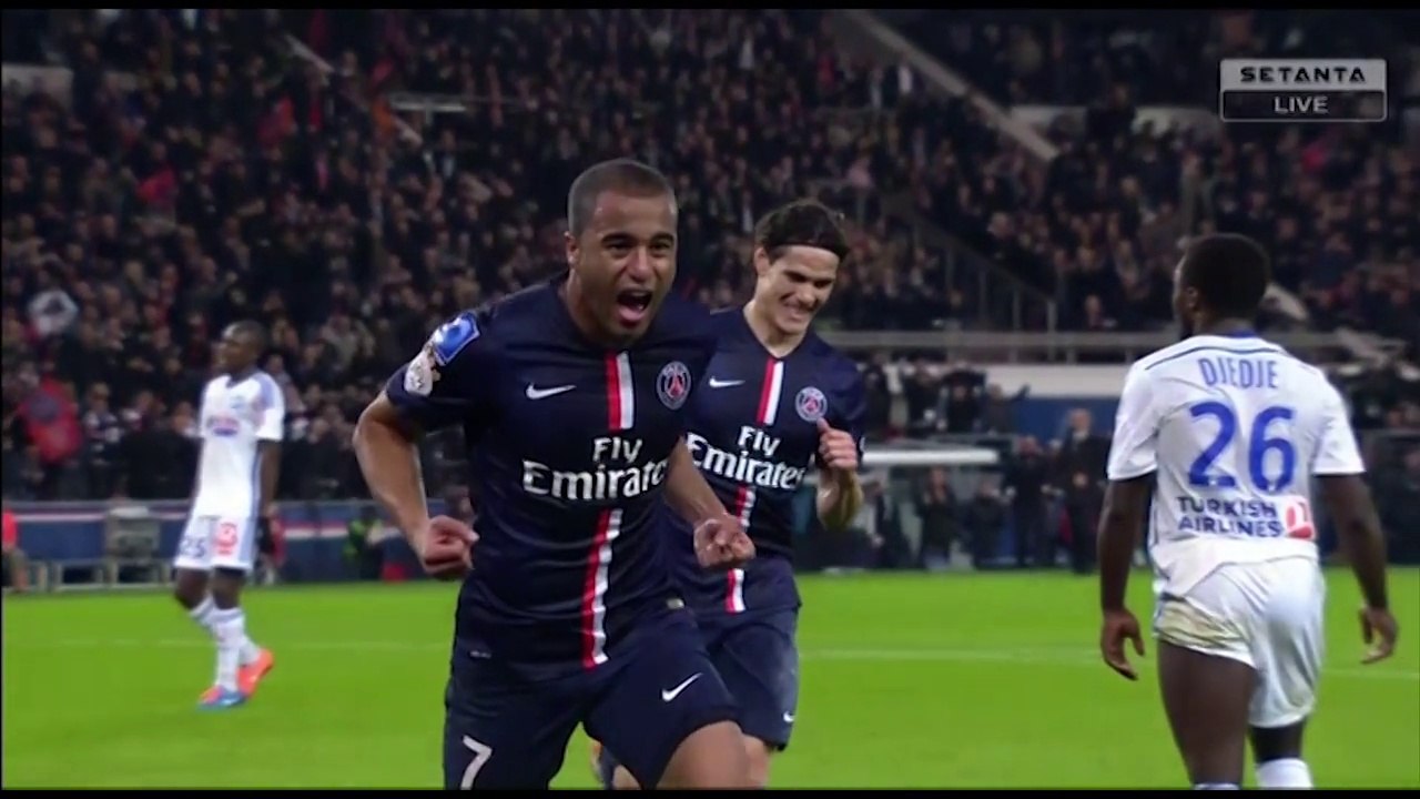 Paris SG - Marseille (2-0) : But de Lucas