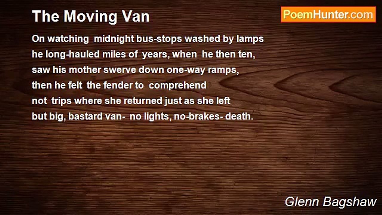 Glenn Bagshaw - The Moving Van