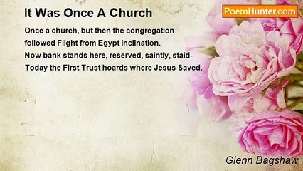 Glenn Bagshaw - It Was Once A Church