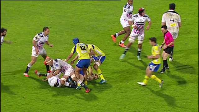 TOP14 - Clermont-Stade Français: Essai 2 Fritz Lee (CLE) - J11 - Saison 2014/2015