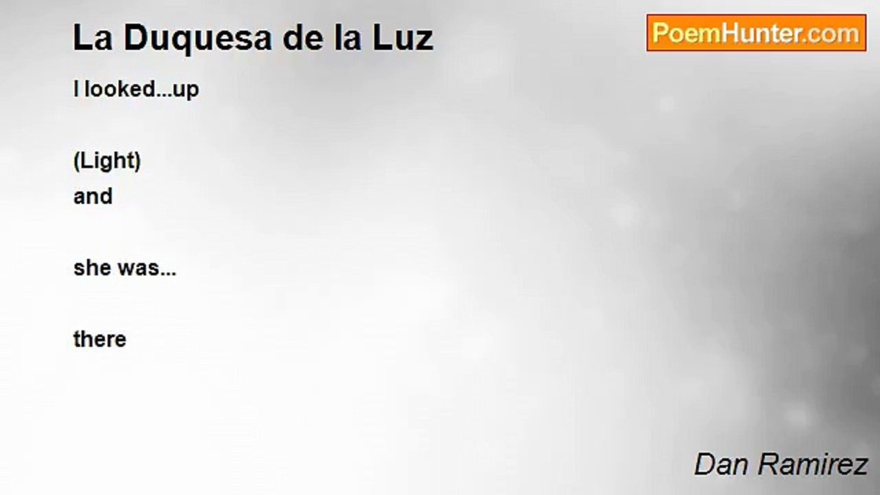 Dan Ramirez - La Duquesa de la Luz