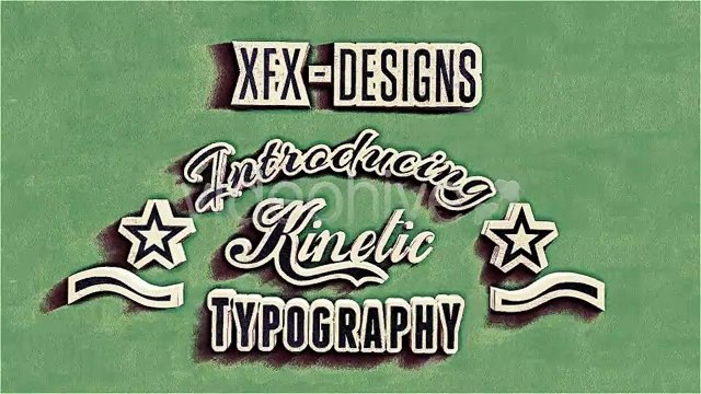 Kinetic Typography, Vintage Retro Style | After Effects Template | Project Files - Videohive