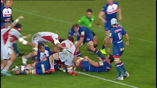 TOP14 - Grenoble-Lyon: Essai 1 George Smith (LYO) - J11 - Saison 2014/2015