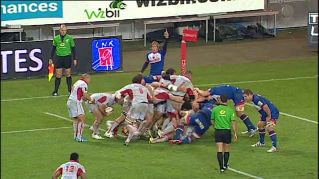 TOP14 - Grenoble-Lyon: Essai 2 George Smith (LYO) - J11 - Saison 2014/2015