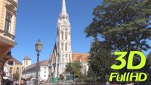 [3DHD] Around Matthias Church / Körül Mátyás templom, Budapest, Hungary / Magyarország / Węgry