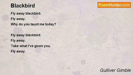 Gulliver Gimble - Blackbird