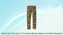 Almost Famous Big Girls' Camo Printed Twill, Olivine, 8