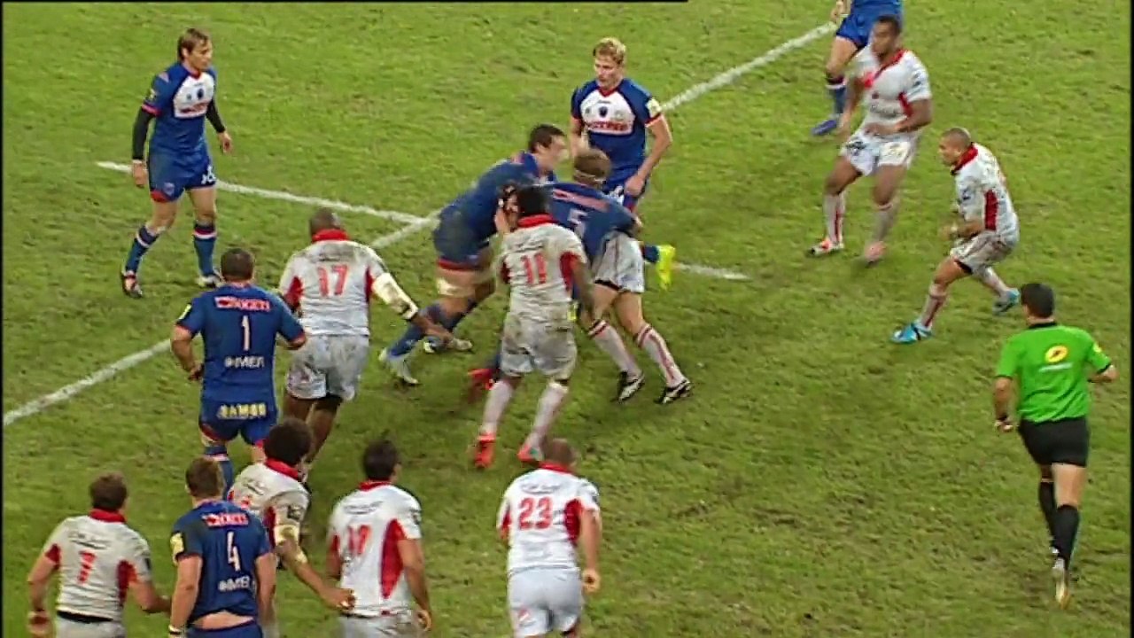 TOP14 - Grenoble-Lyon: Essai Toby Arnold (LYO) - J11 - Saison 2014/2015