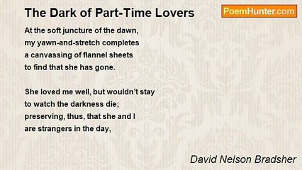 David Nelson Bradsher - The Dark of Part-Time Lovers