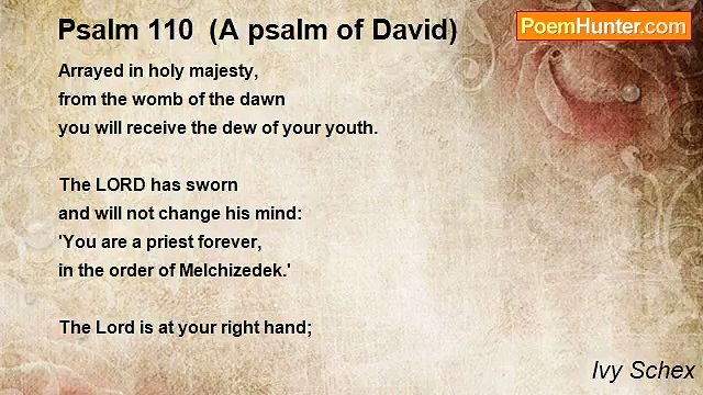 Ivy Schex - Psalm 110 (A psalm of David)