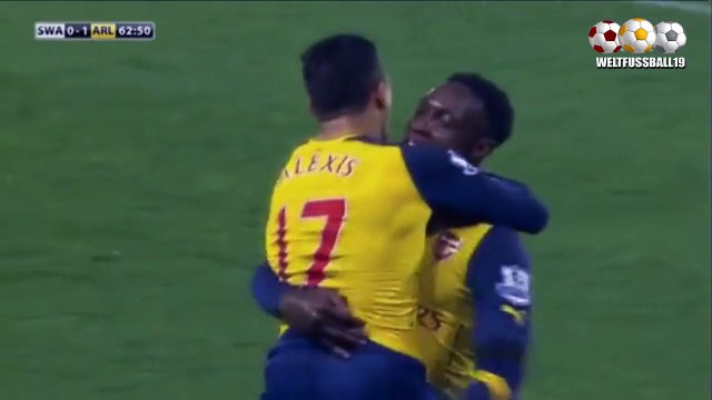 Swansea 2 - 1 Arsenal / Todos los Goles / All Goals / Alle Tore