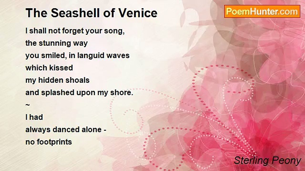 Sterling Peony - The Seashell of Venice
