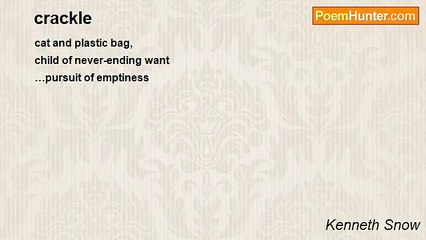 Kenneth Snow - crackle