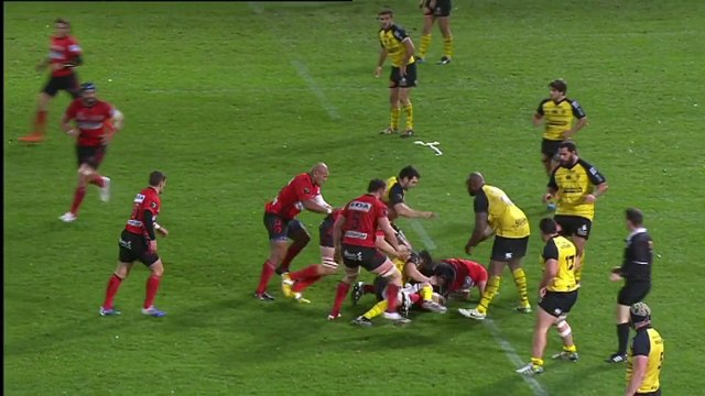 TOP14 - Oyonnax-La Rochelle: Essai Fabien Cibray (OYO) - J11 - Saison 2014/2015