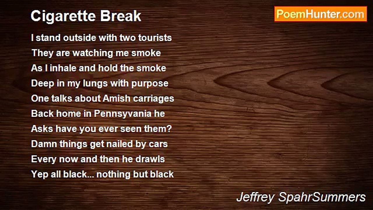 Jeffrey SpahrSummers - Cigarette Break