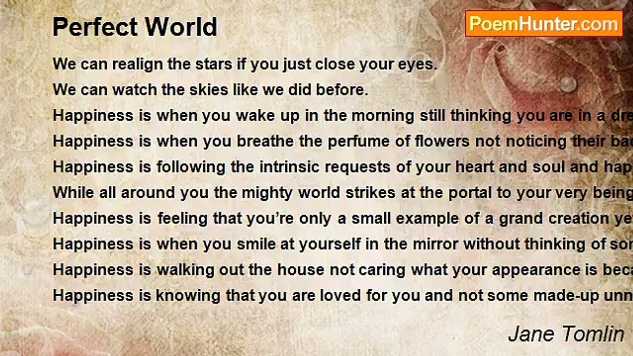 Jane Tomlin - Perfect World
