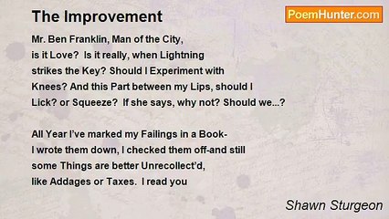 Shawn Sturgeon - The Improvement