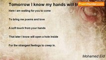 Mohamed Eid - Tomorrow I know my hands will tremble