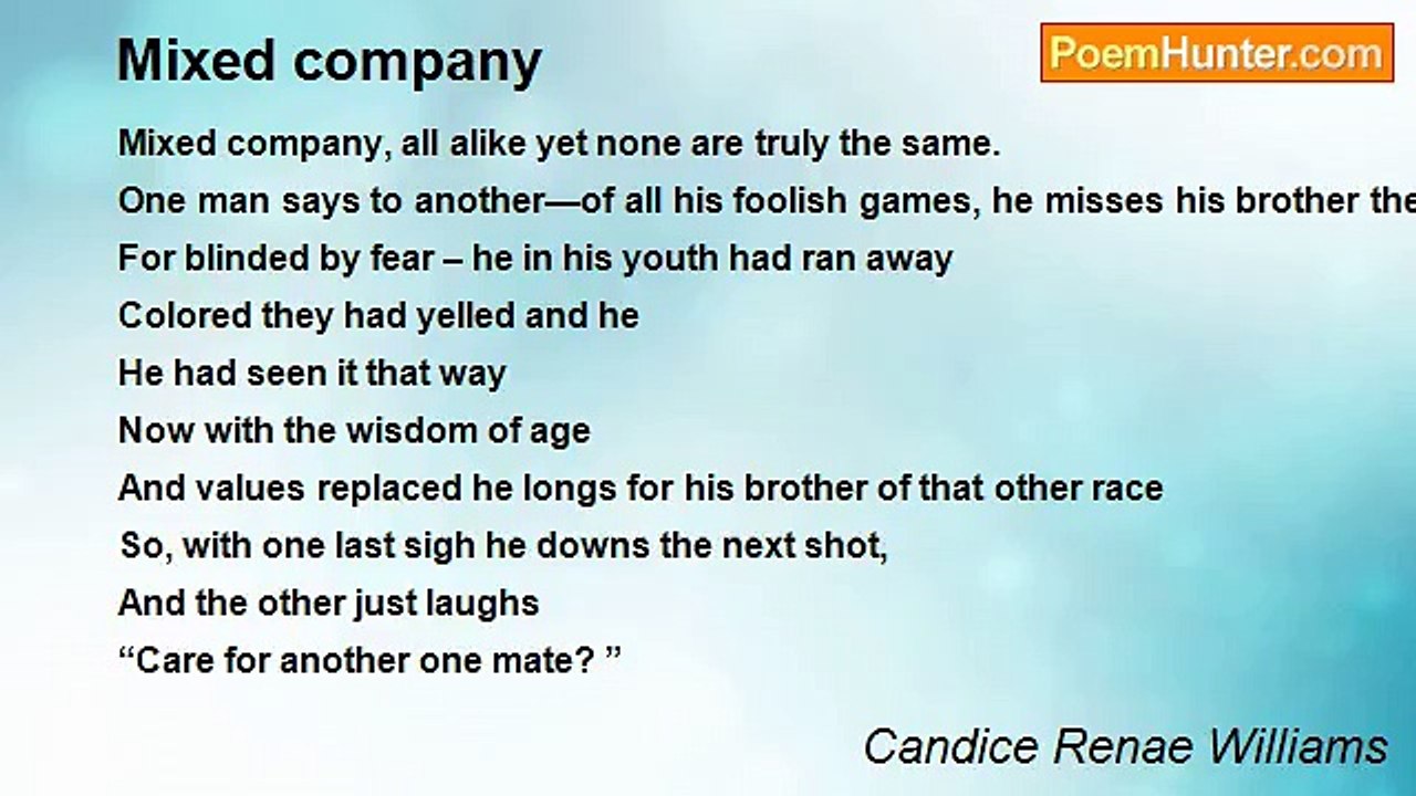 Candice Renae Williams - Mixed company