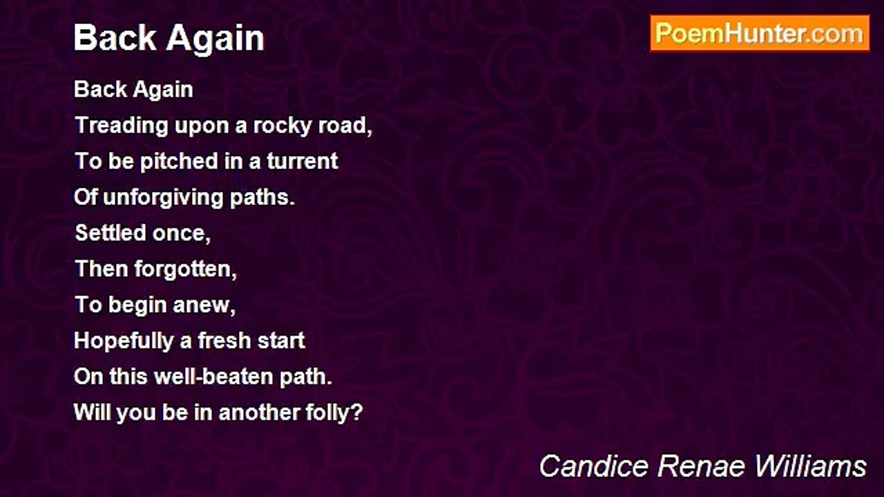 Candice Renae Williams - Back Again