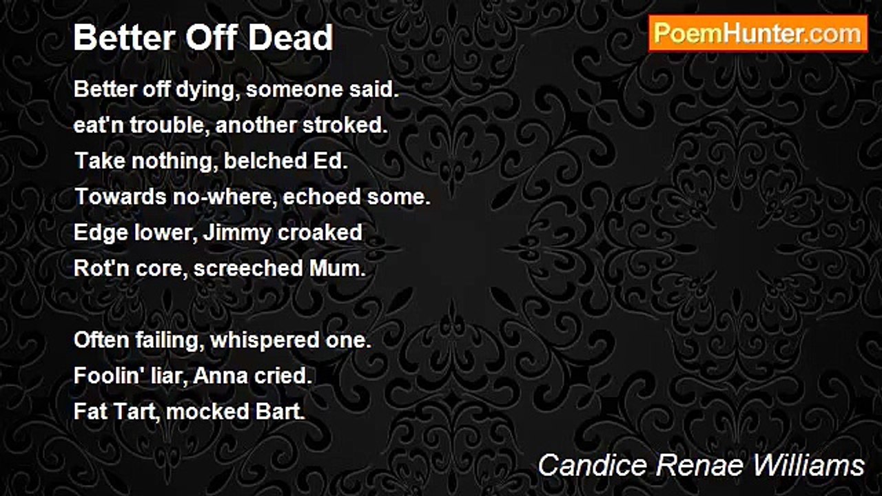 Candice Renae Williams - Better Off Dead