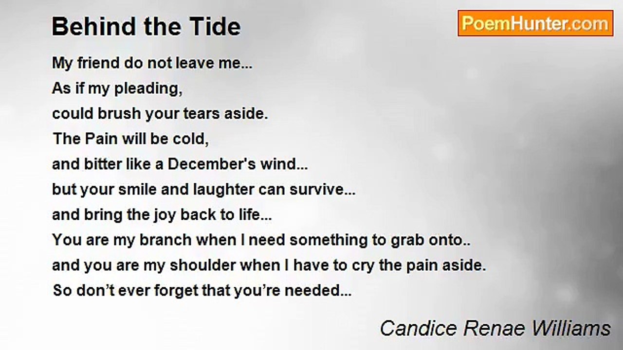 Candice Renae Williams - Behind the Tide