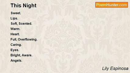 Lily Espinosa - This Night