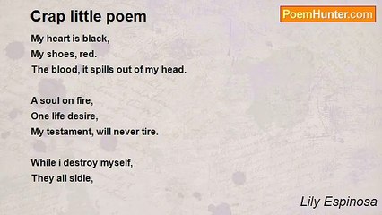Lily Espinosa - Crap little poem