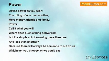 Lily Espinosa - Power