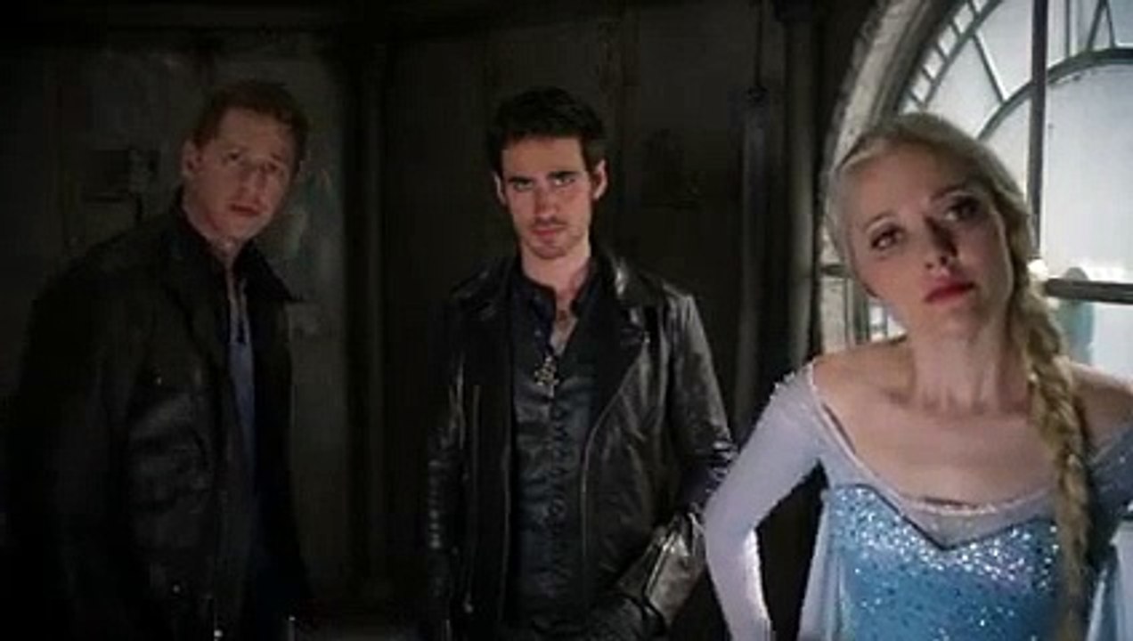 Hook, Elsa, Belle & Charming Inspect The Mirror 4x07 Once Upon a Time