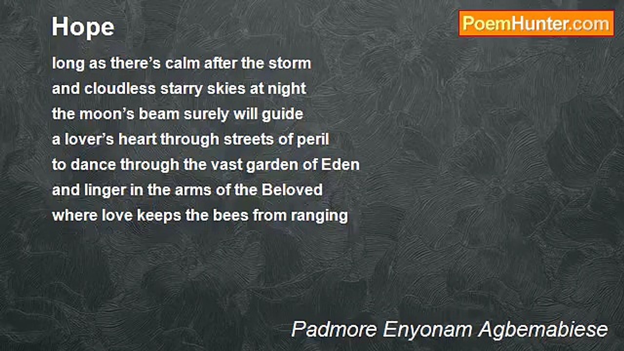 Padmore Enyonam Agbemabiese - Hope