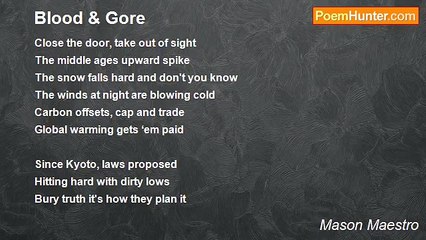 Mason Maestro - Blood & Gore
