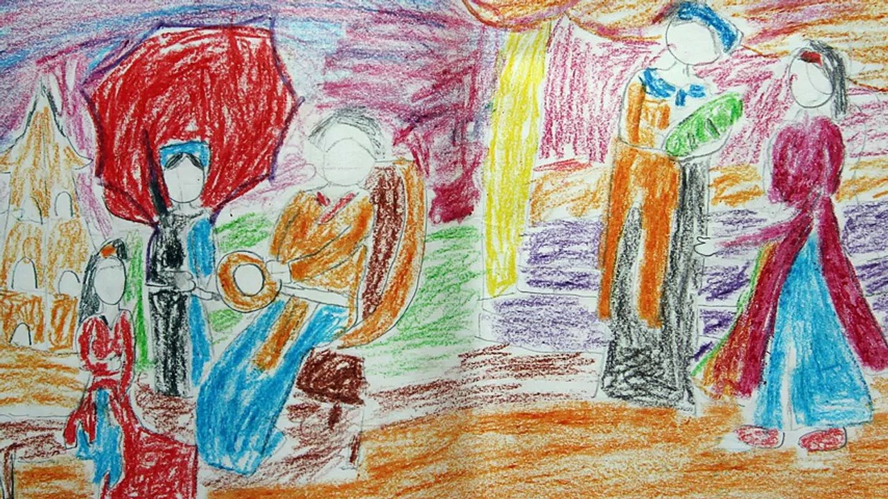 DESSINS DES ENFANTS ECOLE DE THUAN CHAU A SON LA