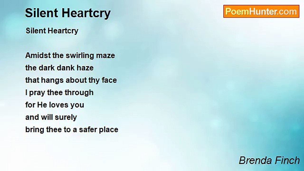 Brenda Finch - Silent Heartcry