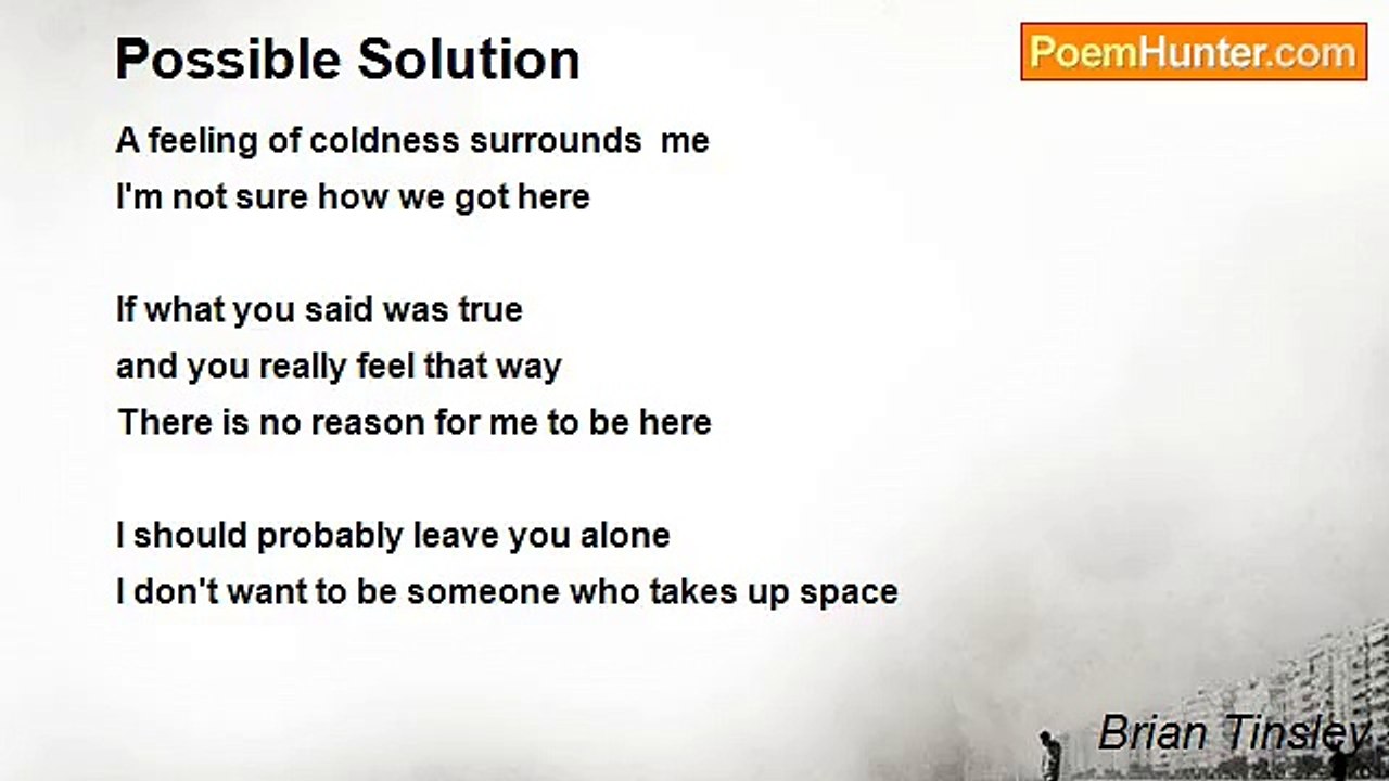 Brian Tinsley - Possible Solution