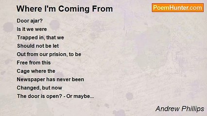 Andrew Phillips - Where I'm Coming From