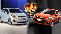 New Maruti Alto K10 Vs Datsun GO Vs Hyundai Eon Vs Chevrolet Spark | Specifications Comparison