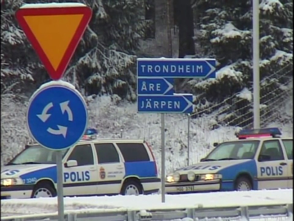 Un accident de voiture en direct d'un reportage