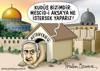 Yeni Asya Gazetesi Netanyahu'yu Köpek Yaptı
