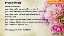 Cynthia Sok - Fragile Heart