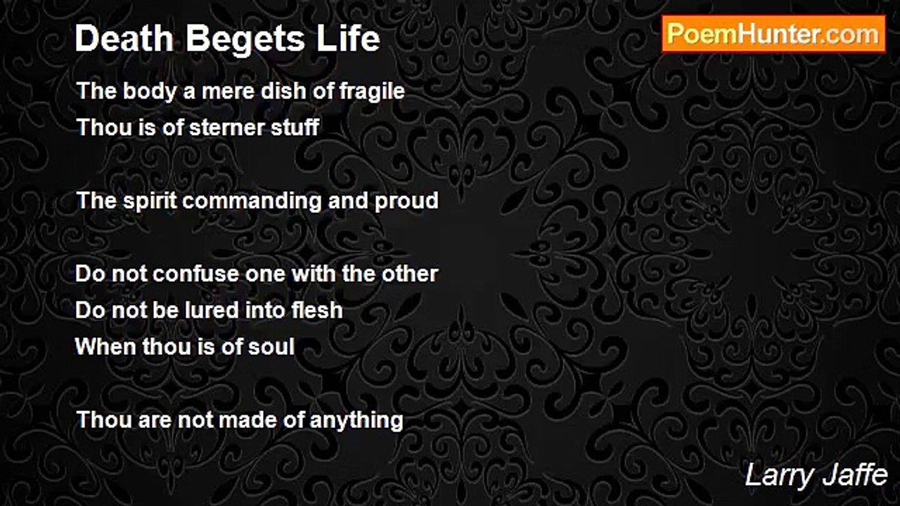 Larry Jaffe - Death Begets Life