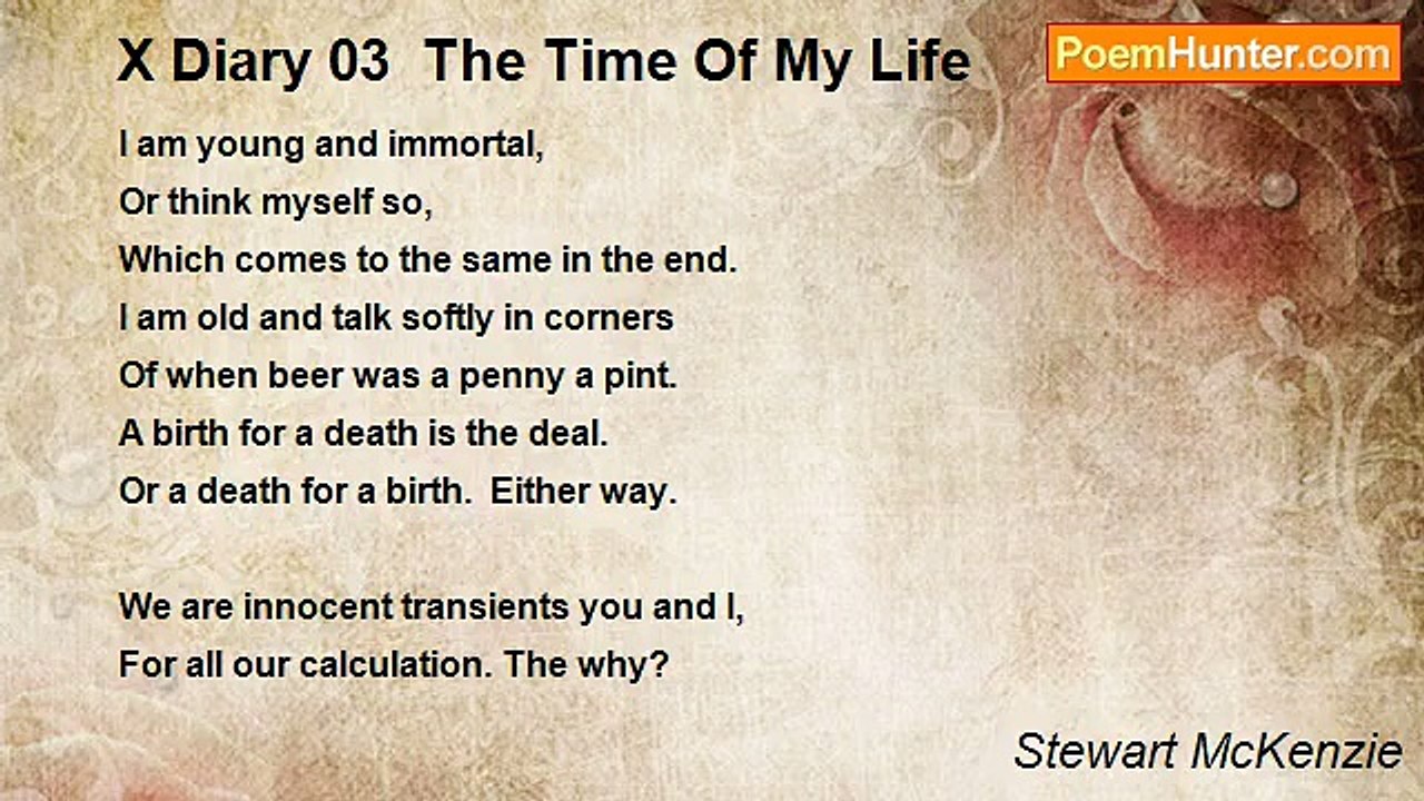 Stewart McKenzie - X Diary 03  The Time Of My Life