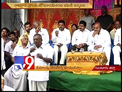 Farmers accepted to give land on some demands